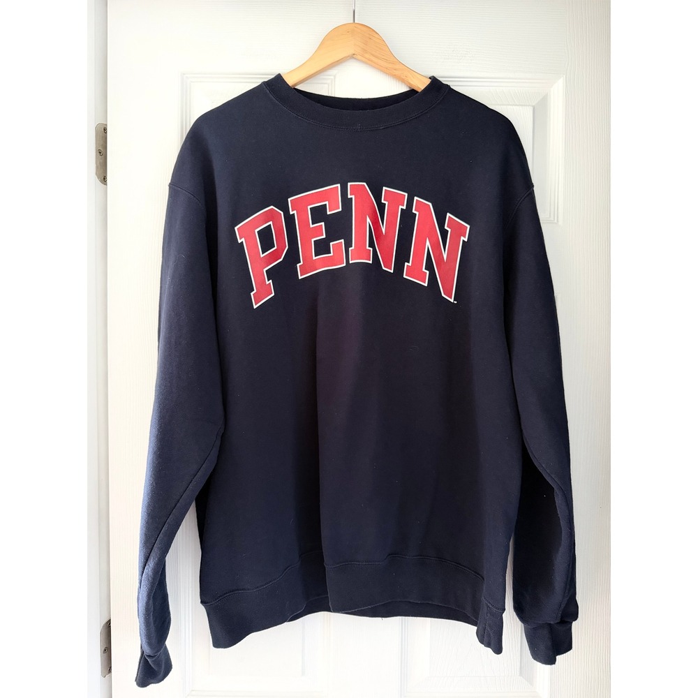 University of Pennsylvania UPENN Navy Crewneck IV League Champion